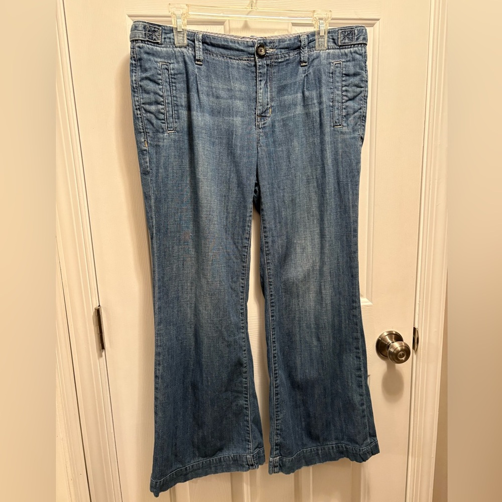 🔴 GAP 1969 Women’s Vintage Lightweight Wide Leg Jeans 2008 Size 31